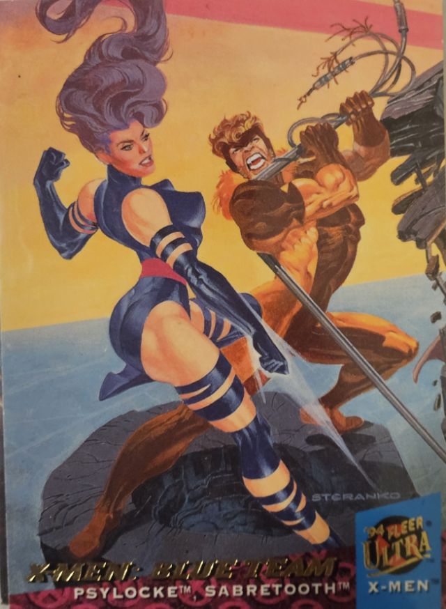 Psylocke, Sabretooth 112 1994 Ultra X-Men