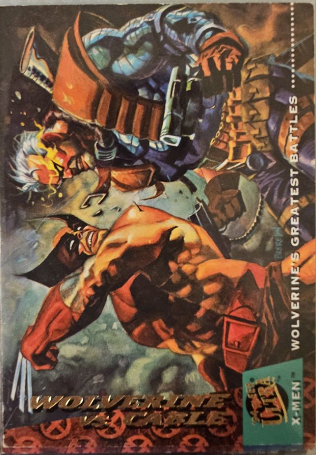 Wolverine vs. Cable 145 1994 Ultra X-Men