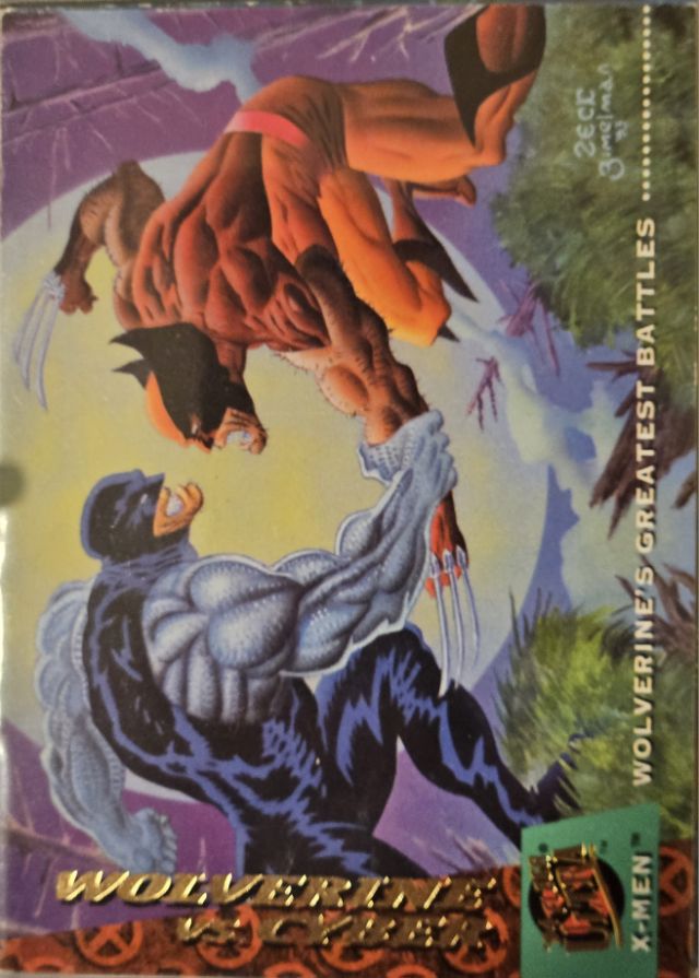 Wolverine vs. Cyber 138 1994 Ultra X-Men