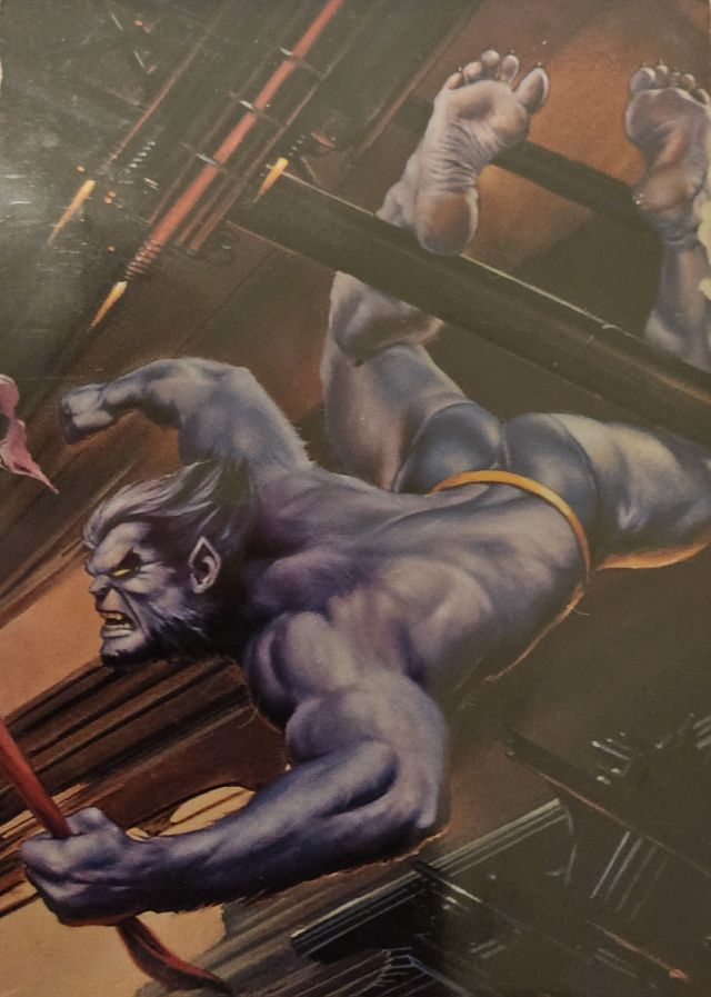 Beast I12 1995 Fleer DC vs. Marvel Comics - Impact