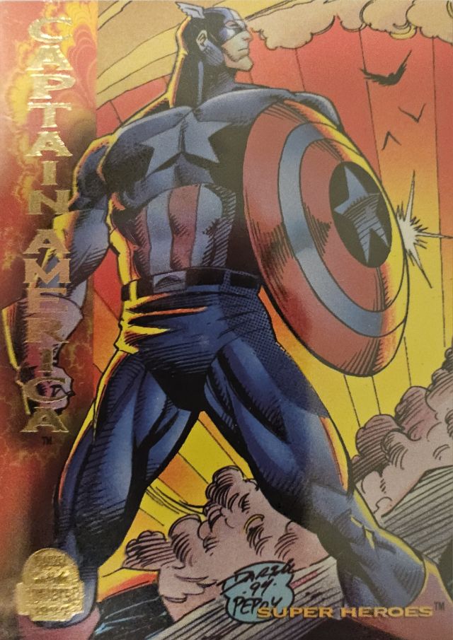 Captain America 145 1994 Fleer Marvel Universe