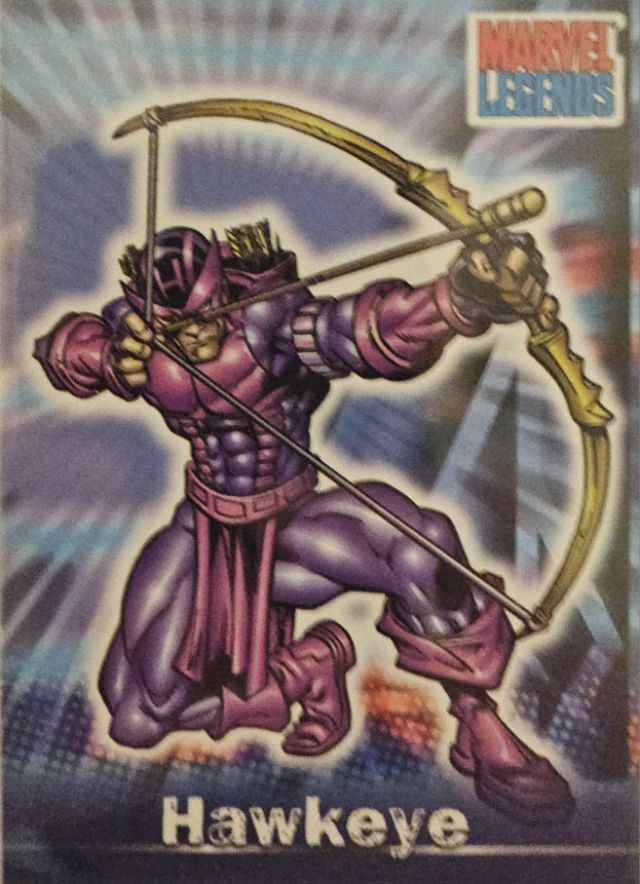 Hawkeye 17 2001 Topps Marvel Legends