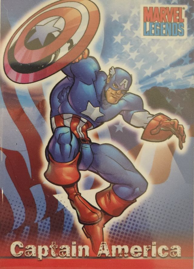 Captain America 7 2001 Topps Marvel Legends