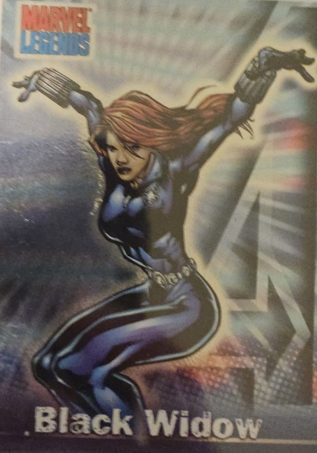 Black Widow 13 2001 Topps Marvel Legends