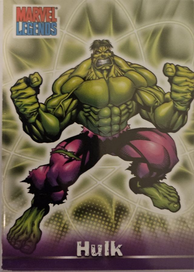 Hulk 8 2001 Topps Marvel Legends