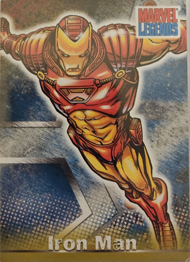 Iron Man CC3 2001 Topps Marvel Legends - Costume Change