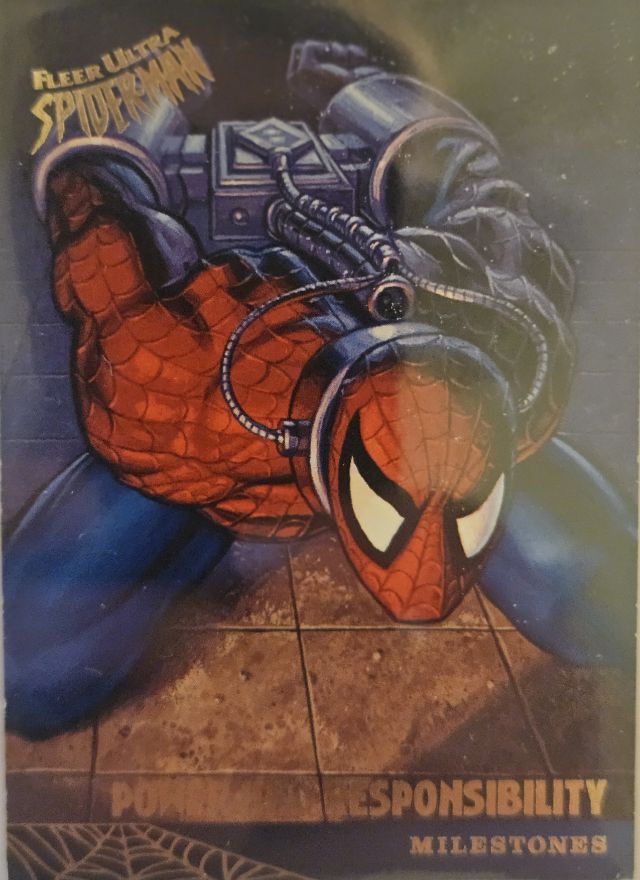 Power and Responsibility  93 1995 Fleer Ultra Spider-Man