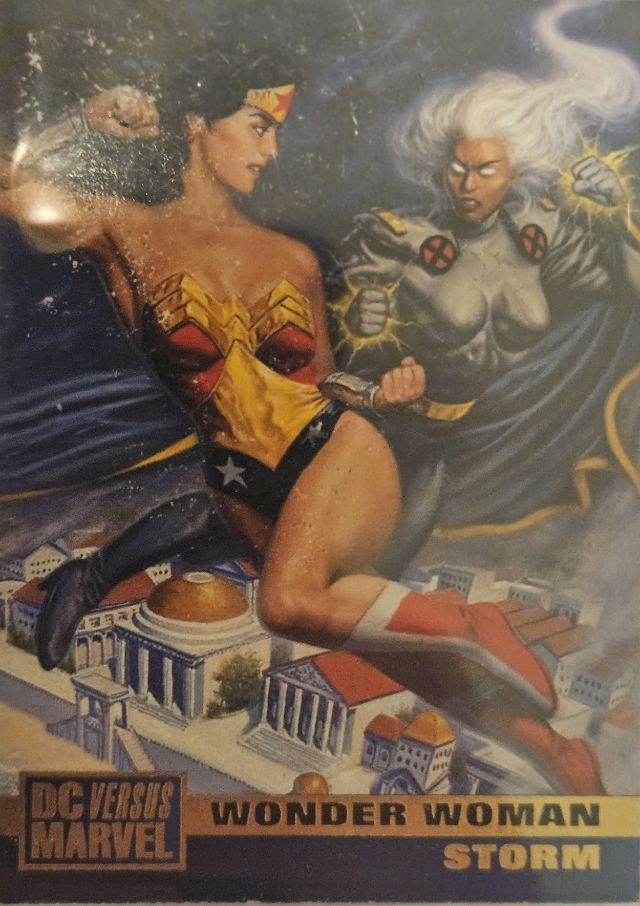 Wonder Woman / Storm 37 1995 Fleer DC vs. Marvel Comics