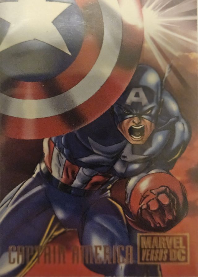 Captain America 2 1995 Fleer DC vs. Marvel Comics
