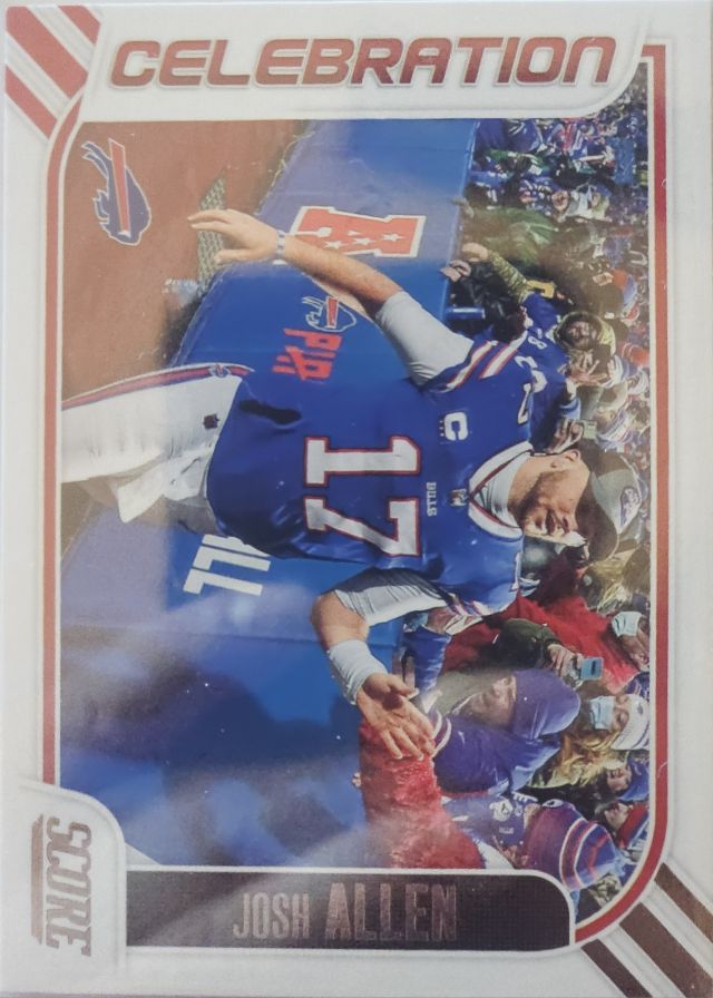 Josh Allen 16 2023 Score - Celebration Red