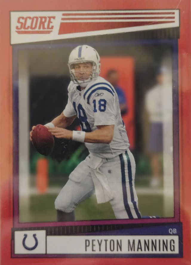 Peyton Manning 16 2022 Score - Red