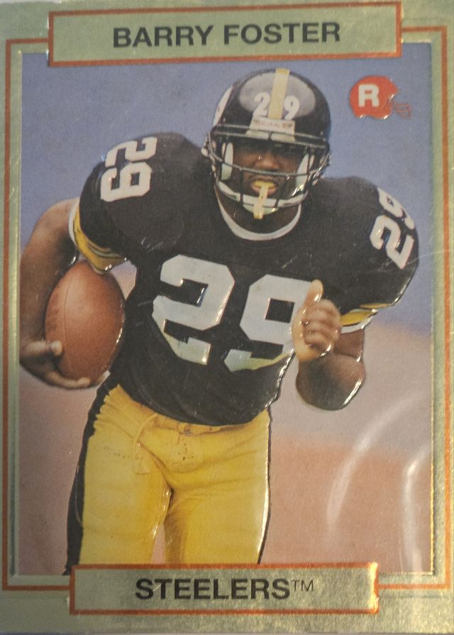 Barry Foster 59 1990 Action Packed Rookie/Update