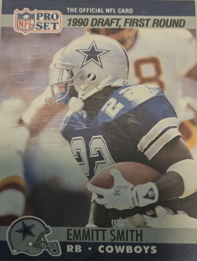 Emmitt Smith 685 1990 Pro Set
