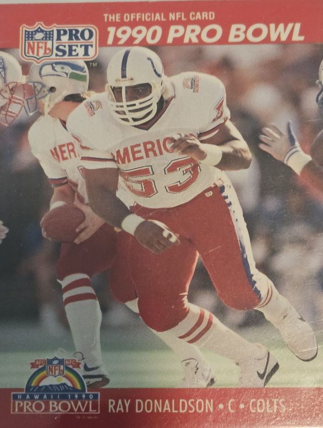 Ray Donaldson 339 1990 Pro Set FACT Cincinnati