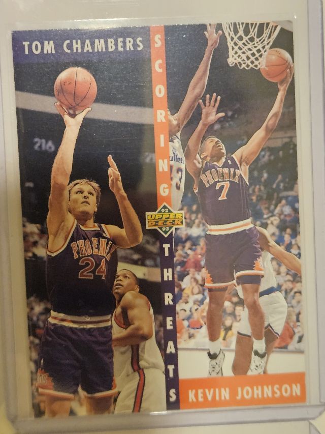 Tom Chambers / Kevin Johnson 64 1992-93 Upper Deck