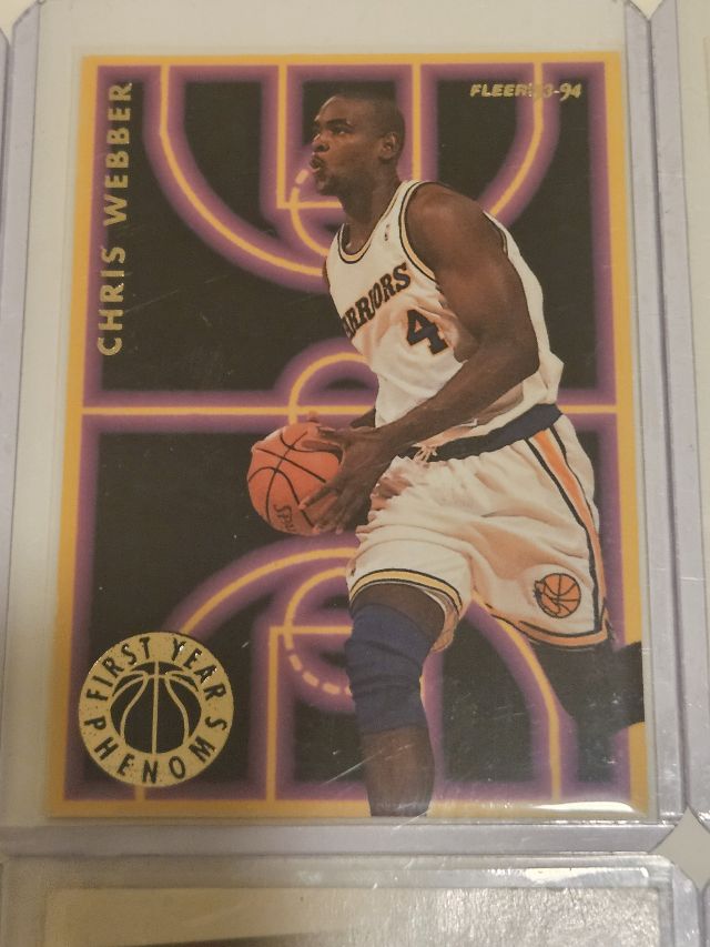 Chris Webber 10 1993-94 Fleer - First Year Phenoms