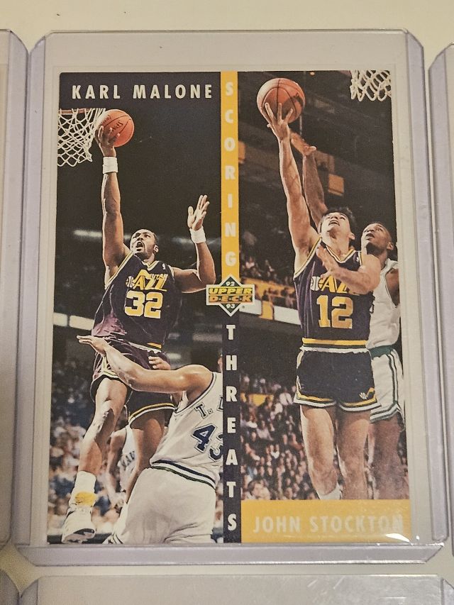 Karl Malone / John Stockton 66 1992-93 Upper Deck