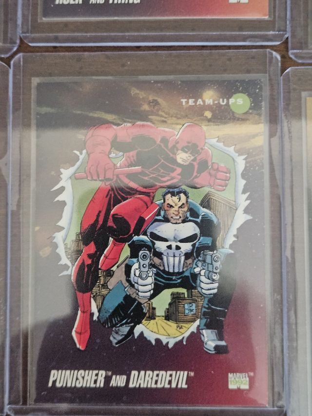 Punisher and Daredevil  92 1992 Impel Marvel Universe