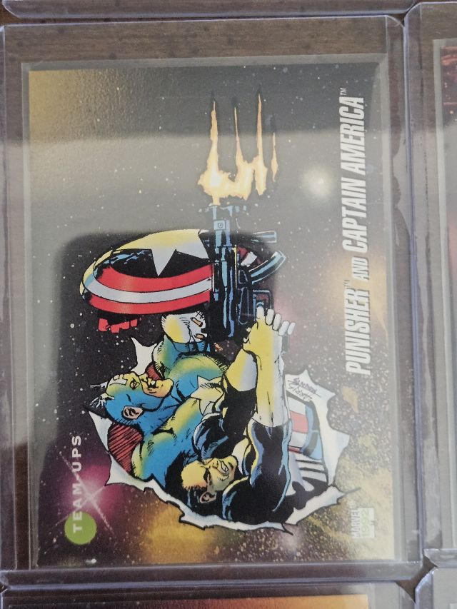 Punisher and Captain America 94 1992 Impel Marvel Universe