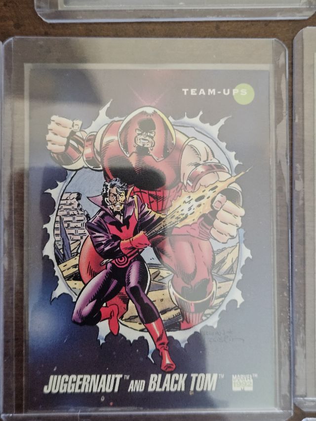 Juggernaut and Black Tom  100 1992 Impel Marvel Universe