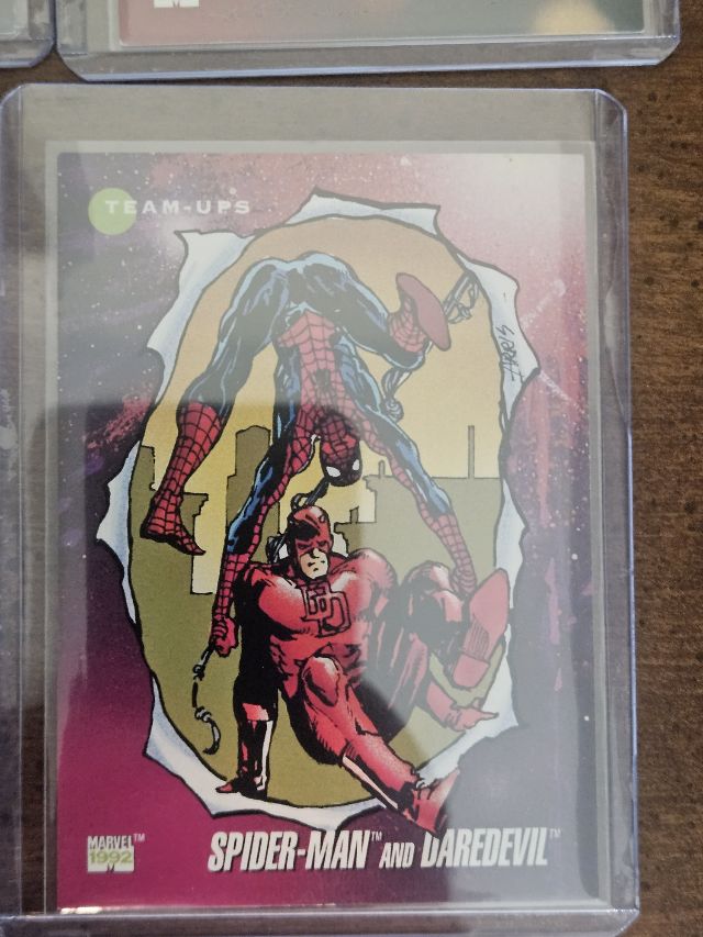 Spider-Man and Daredevil  97 1992 Impel Marvel Universe