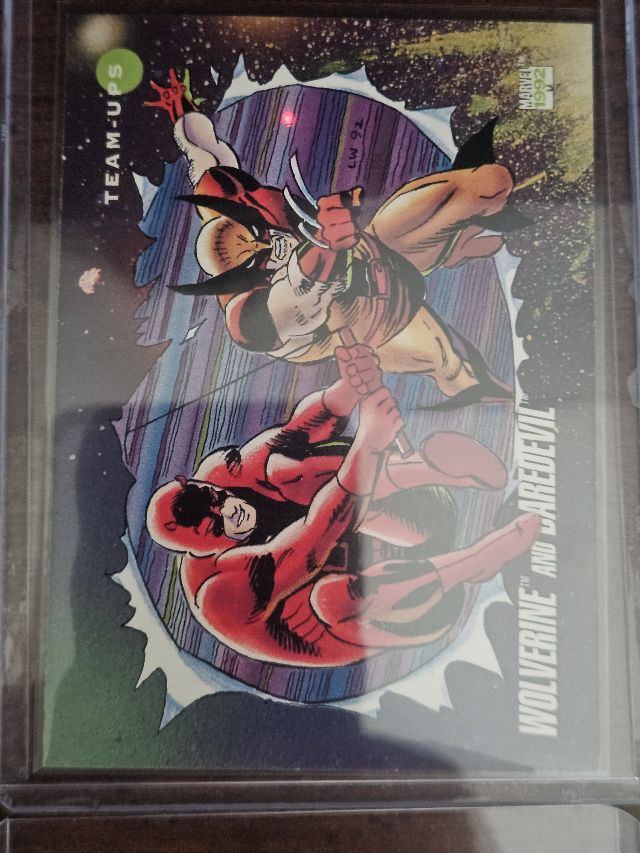 Wolverine and Daredevil  84 1992 Impel Marvel Universe
