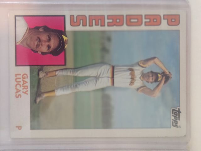 Gary Lucas 7 1984 Topps