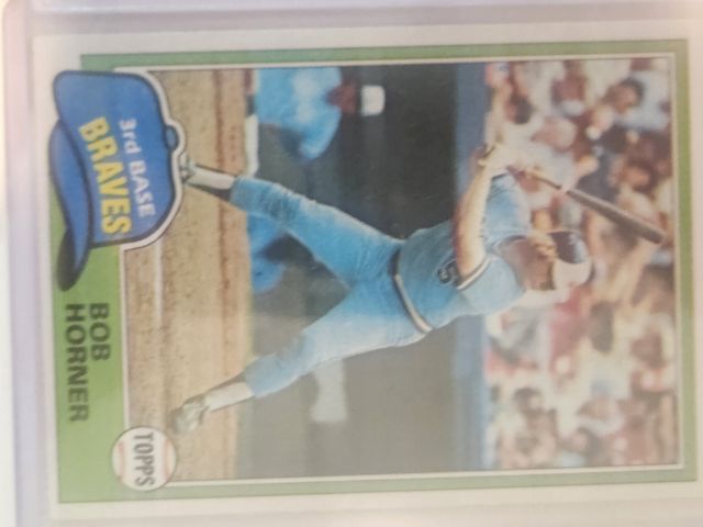 Bob Horner 355 1981 Topps