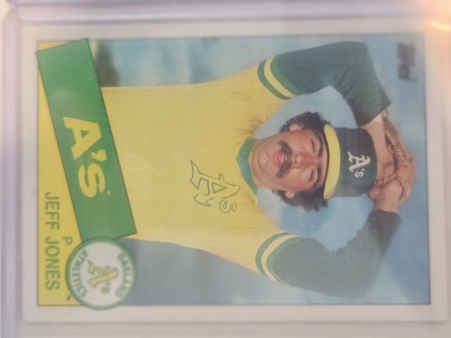 Jeff Jones 319 1985 Topps