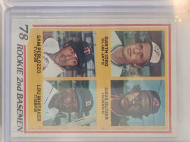 1978 Rookie Second Basemen (Garth Iorg / Dave Oliver / Sam Perlozzo / Lou Whitaker) 704 1978 Topps