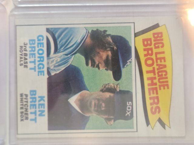 George Brett / Ken Brett 631 1977 Topps
