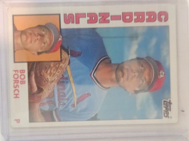 Bob Forsch 75 1984 Topps Nestle