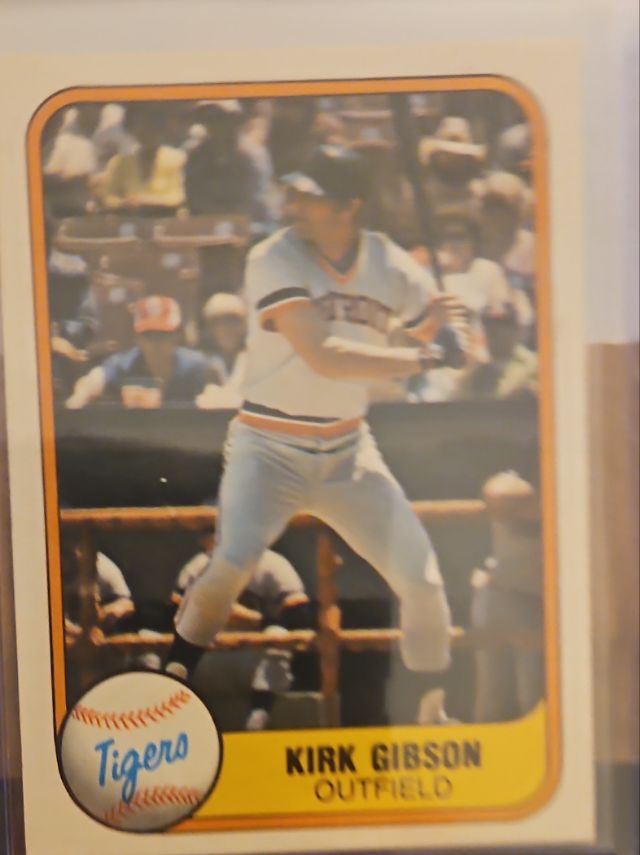 Kirk Gibson 481 1981 Fleer