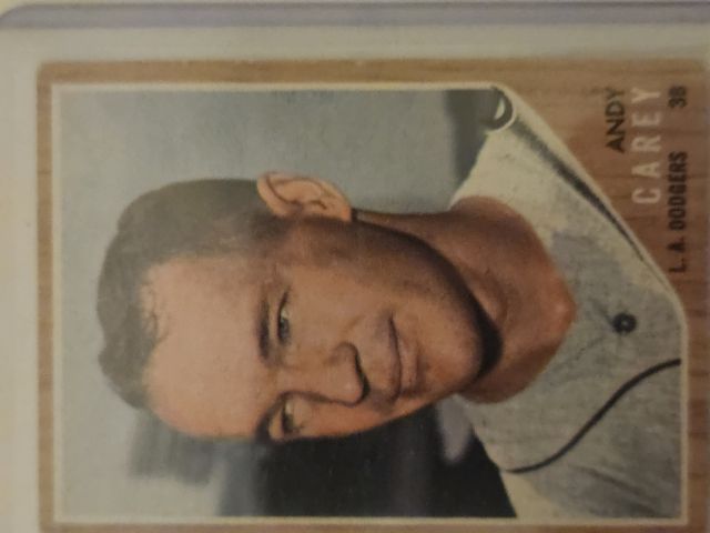 Andy Carey 418 1962 Topps