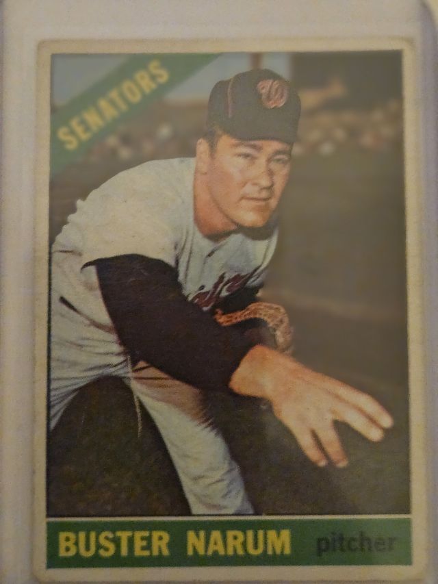 Buster Narum 274 1966 Topps