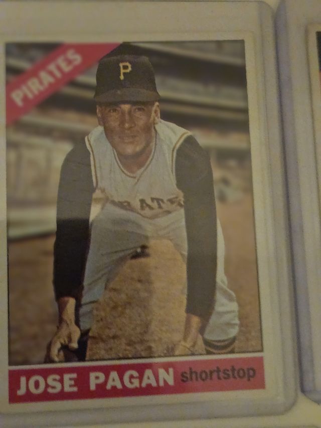 Jose Pagan 54 1966 Topps Venezuelan