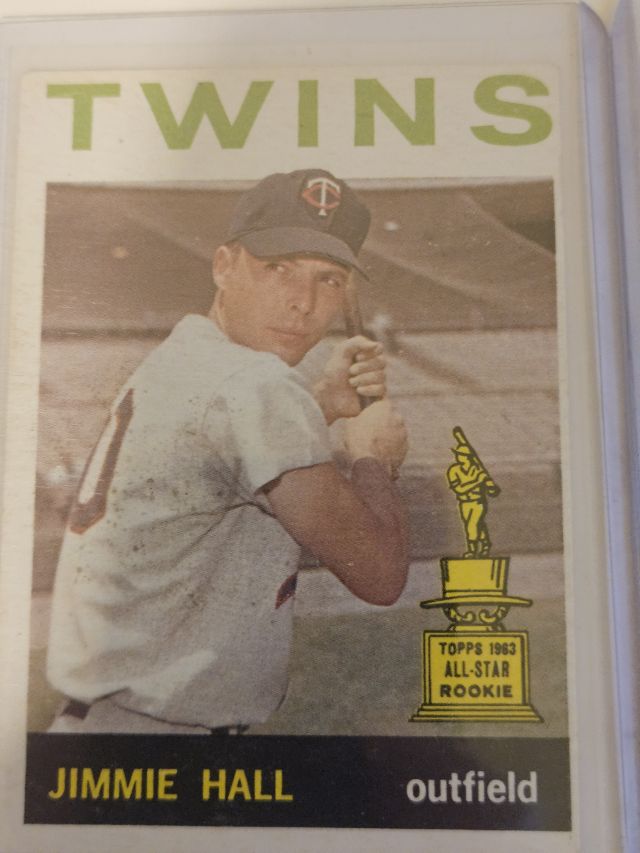 Jimmie Hall 73 1964 Topps Venezuelan